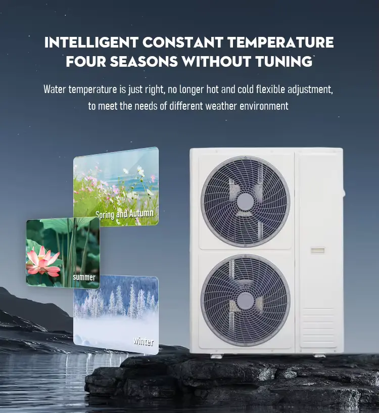 Hot Popular Commercial Electric 380v 65kw Warm Water Pool Heat Pump